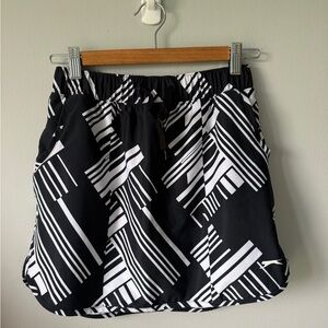 Slazenger Black and White Mini Skirt